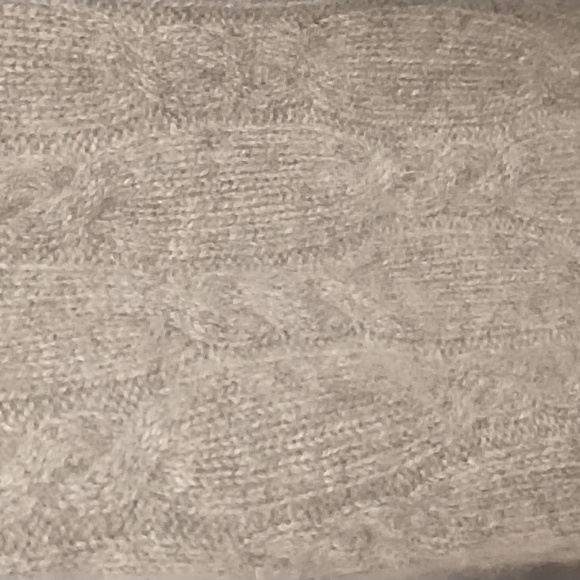 Precious Fibers 💯 Cashmere grey  long dolman sleeve sweater - Picture 5 of 7